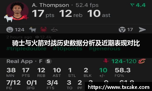 骑士与火箭对战历史数据分析及近期表现对比